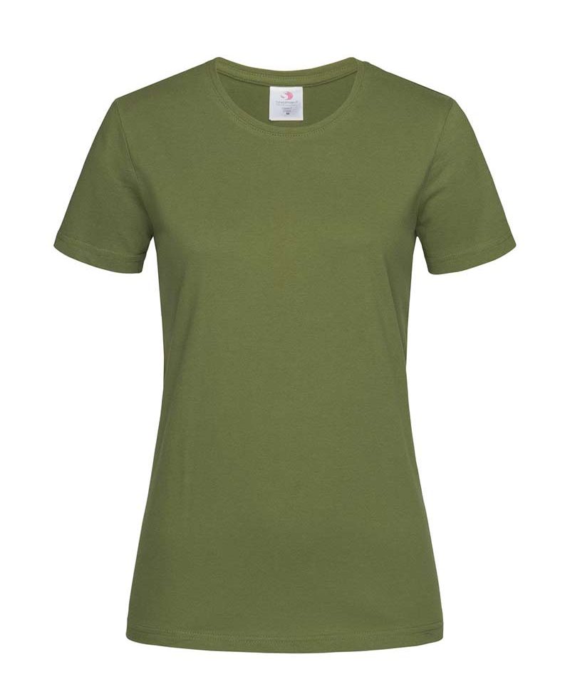 T-shirt donna cotone girocollo Stedman ST2600 26 T-shirt-Donna-personalizzate-girocollo-Stedman-ST2600-verde-militare