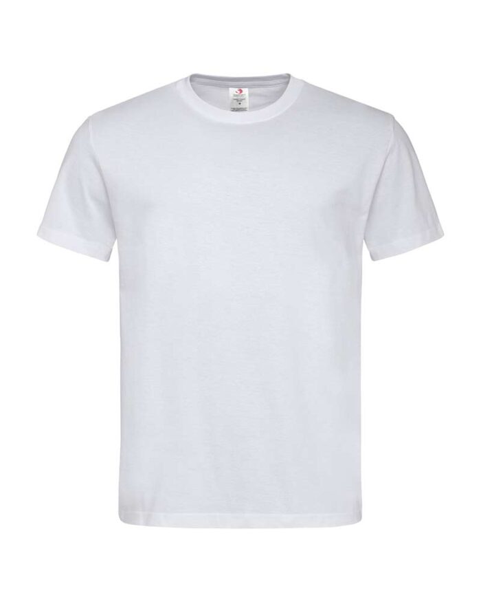 T-shirt-Uomo-manica-corta-cotone-organico-Stedman-ST2020-bianco