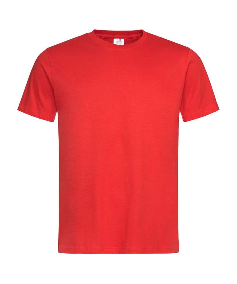 T-shirt-Uomo-manica-corta-cotone-organico-Stedman-ST2020-rosso