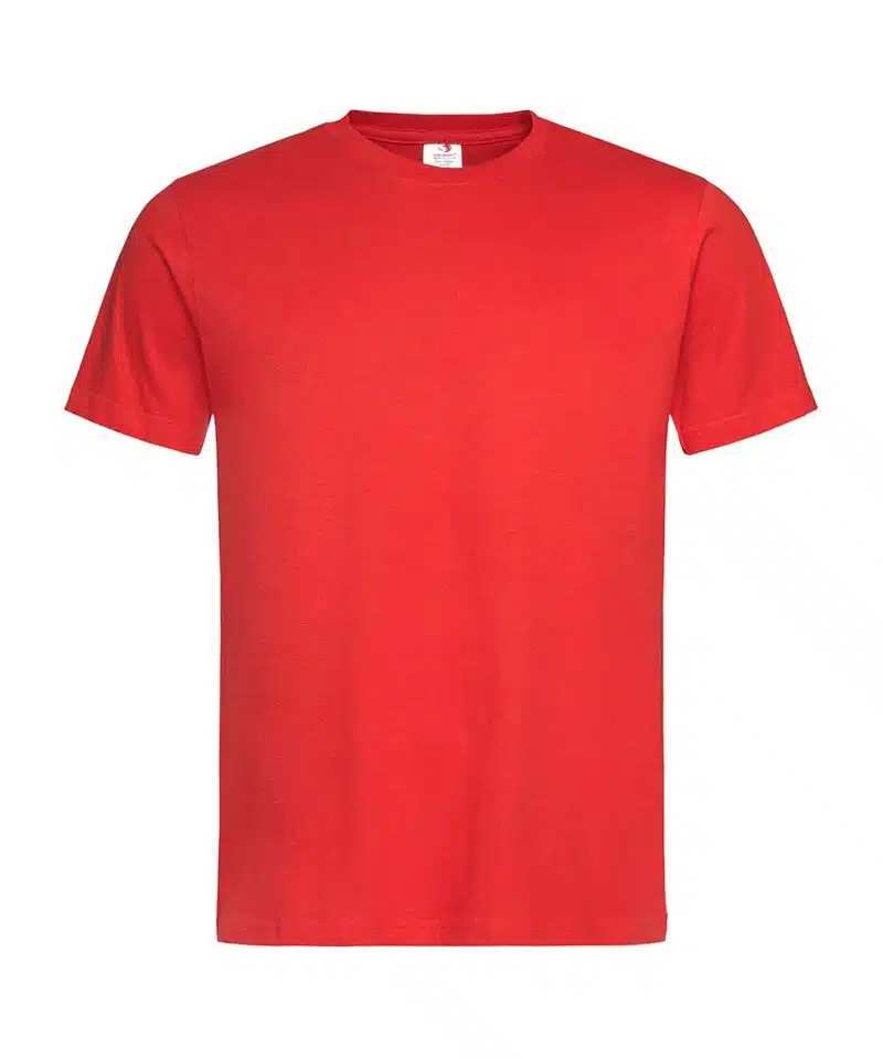 T-shirt-Uomo-manica-corta-cotone-organico-Stedman-ST2020-rosso