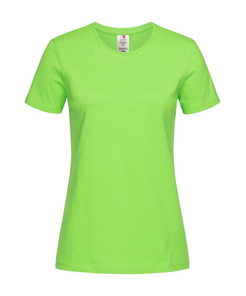 T-shirt-donna-girocollo-cotone-maniche-corte-Stedman-ST2620-verde-kiwi