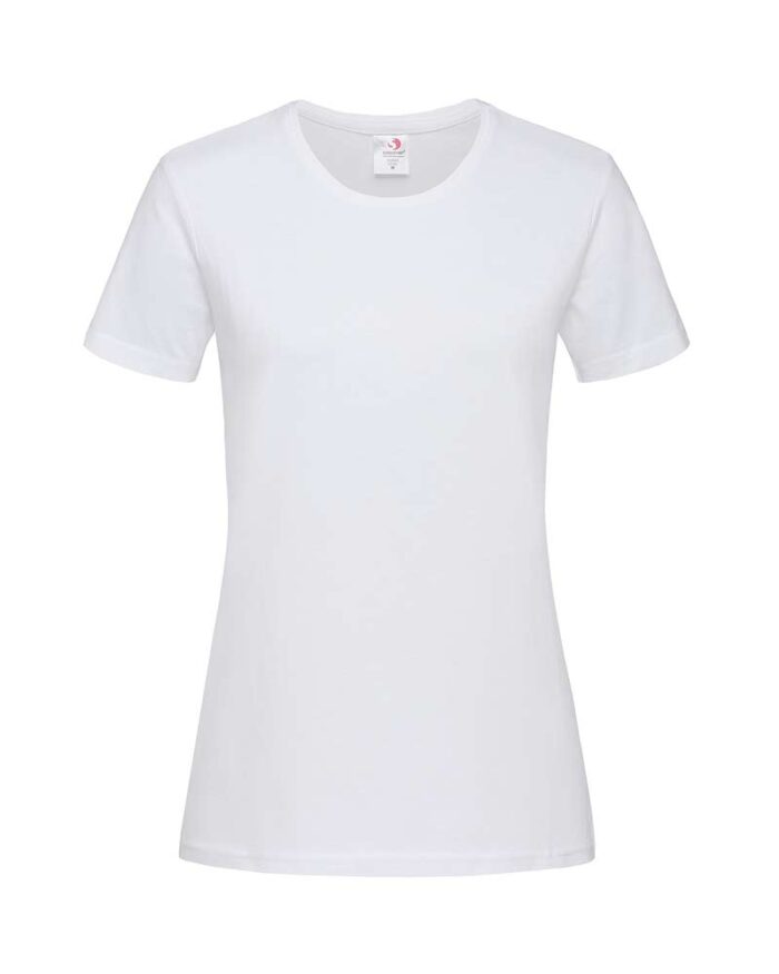 T-shirt-girocollo-donna-pesante-Stedman-ST2160-bianco