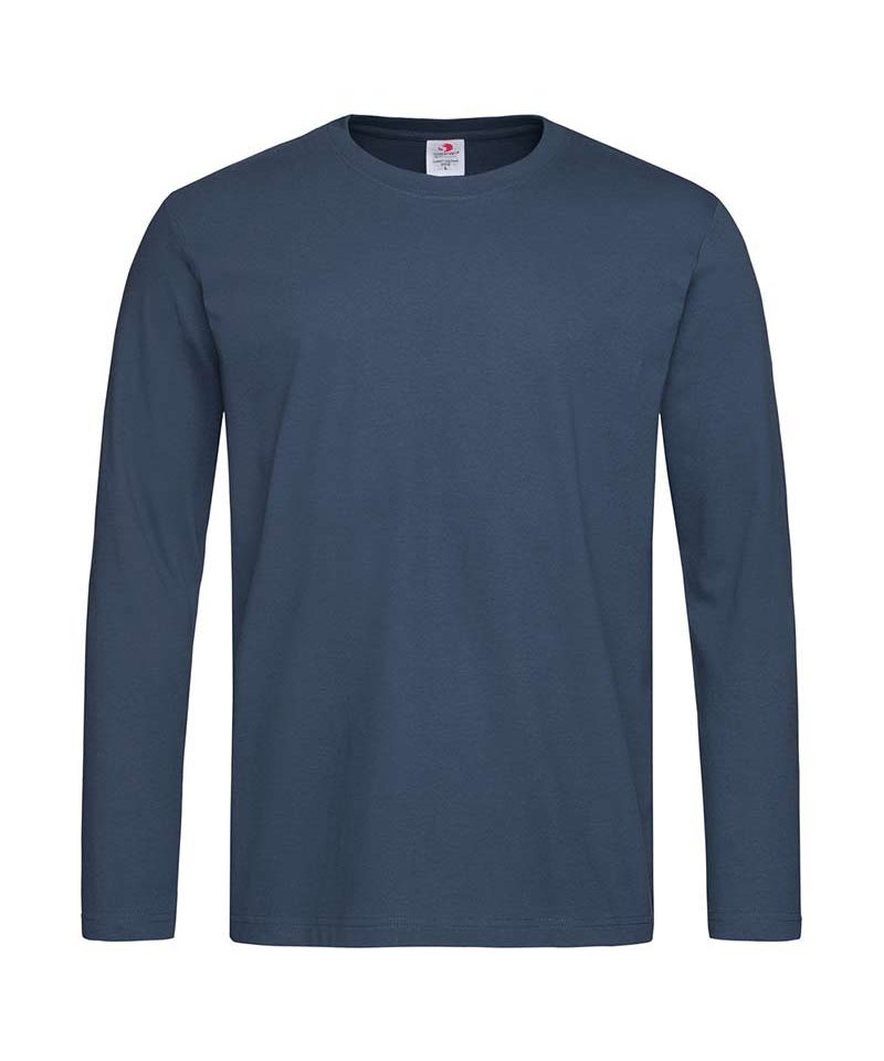 T-shirt-manica-lunga-Uomo-Unisex-Stedman-ST2130-blu-navy