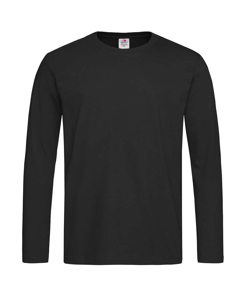 T-shirt-manica-lunga-Uomo-Unisex-Stedman-ST2130-nero