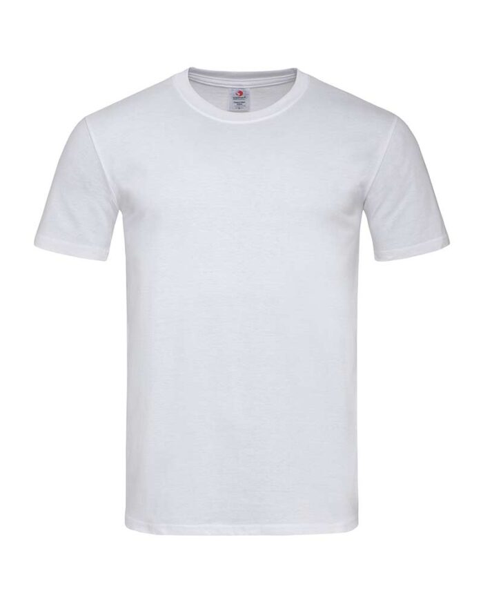 T-shirt-personalizzabili-uomo-manica-corta-taglio-aderente-Stedman-ST2010-bianco