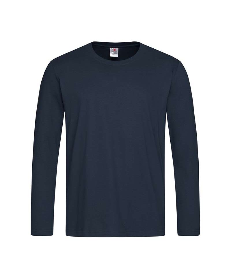 T-shirt Uomo Cotone manica lunga Stedman ST2500 15 T shirt uomo cotone manica lunga Stedman ST2500 blu notte