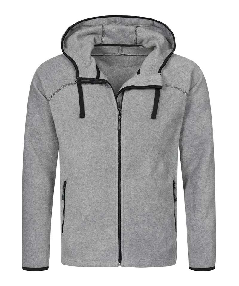 pile-anti-pilling-uomo-struttura-cappuccio-Stedman-ST5040-grigio-chiaro