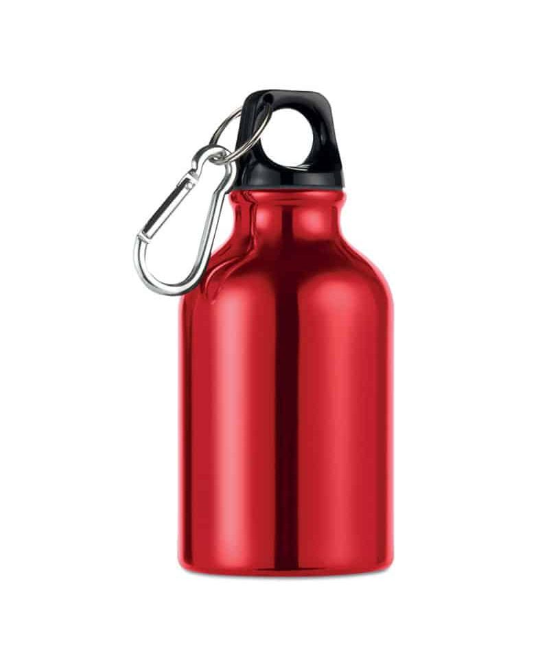 Mini borraccia in alluminio con moschettone 300ml MO8287 13 Mini-borraccia-in-alluminio-con-moschettone-300ml-MO8287-rosso