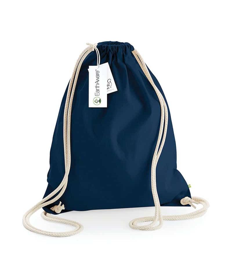Sacca-zainetto-in-Cotone-Organico-37x47cm-Westford-Mill-W810-blu-navy