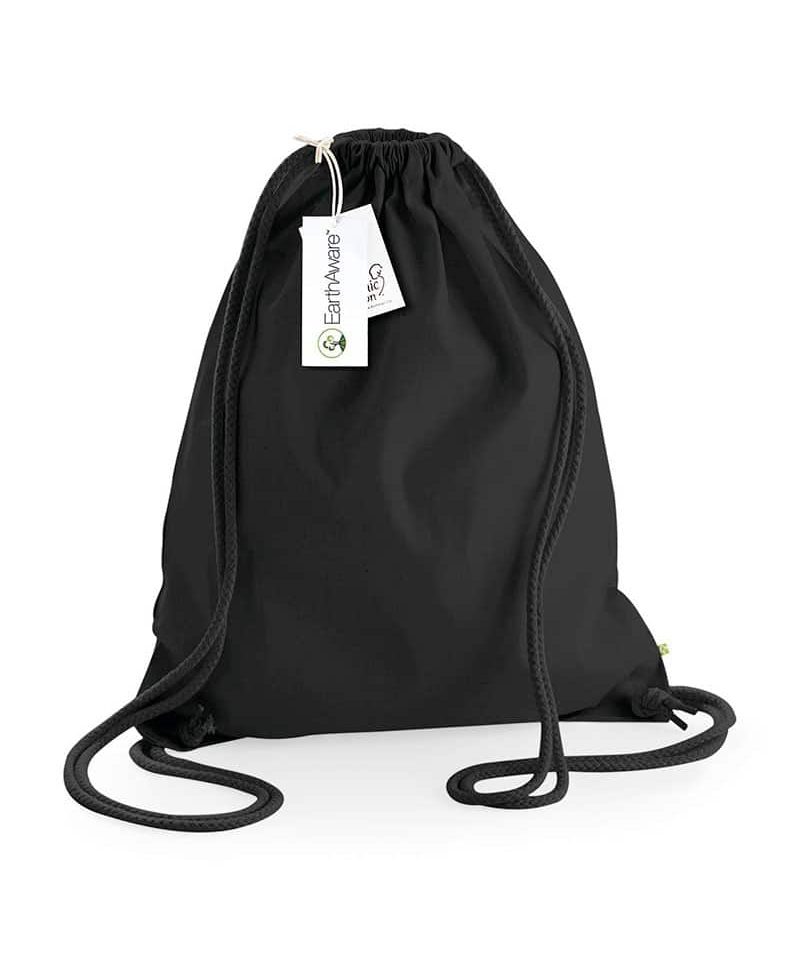 Sacca zainetto in Cotone Organico Westford Mill W810 29 Sacca-zainetto-in-Cotone-Organico-37x47cm-Westford-Mill-W810-total-black