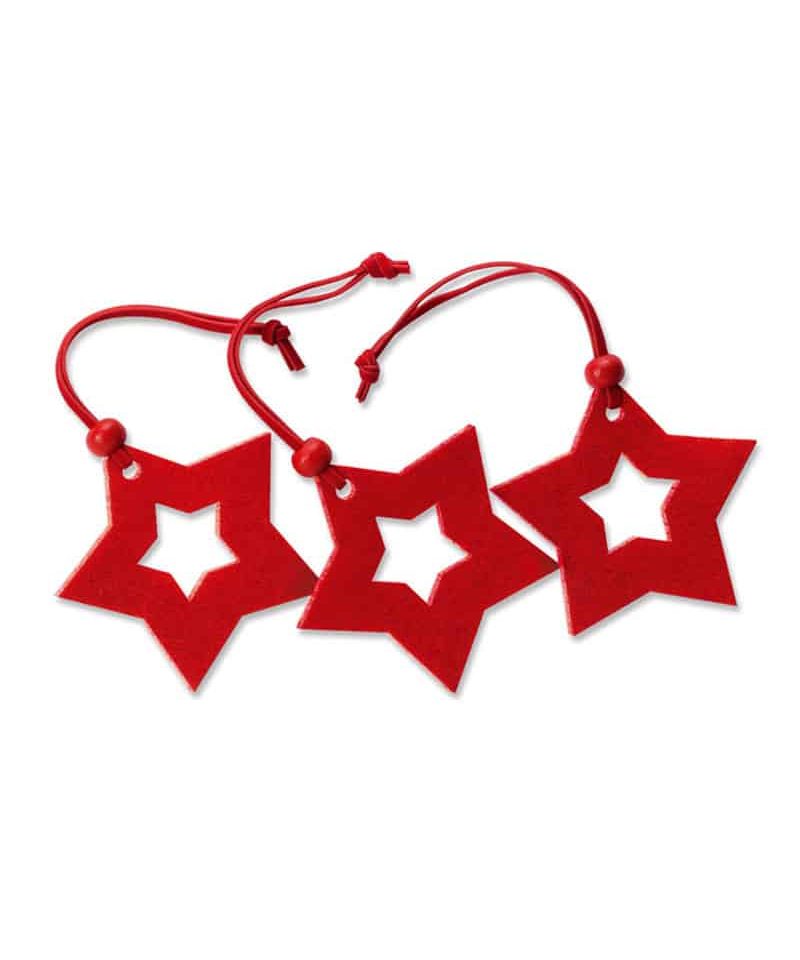 Set 3 decorazioni in feltro CX1346 7 Set-3-decorazioni-In-feltro-CX1346-stelle