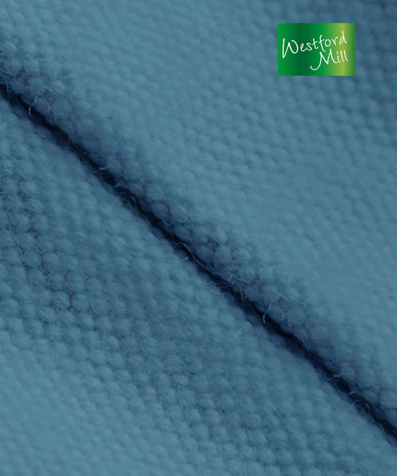 Shopper Cotone Organico 340g Westford Mill W801 23 Shopper-Manici-Lunghi-38×42-cm-in-Cotone-Organico-Pesante-W801-Blu-avio-lato