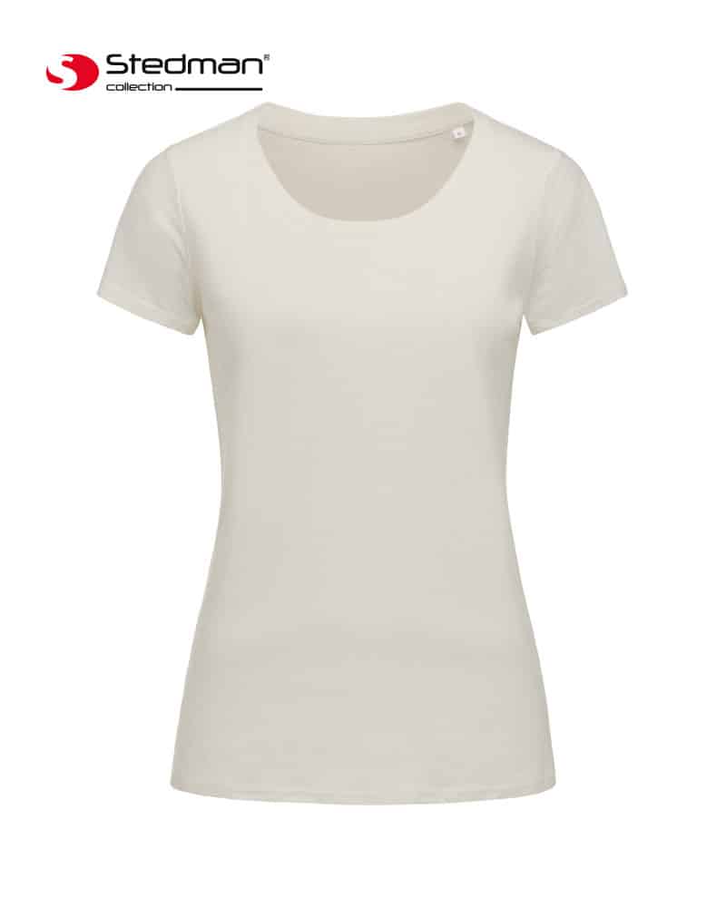 T-shirt donna cotone organico biologico girocollo Stedman ST9300 5 T-shirt-donna-cotone-organico-biologico-girocollo-Stedman-ST9300-naturale