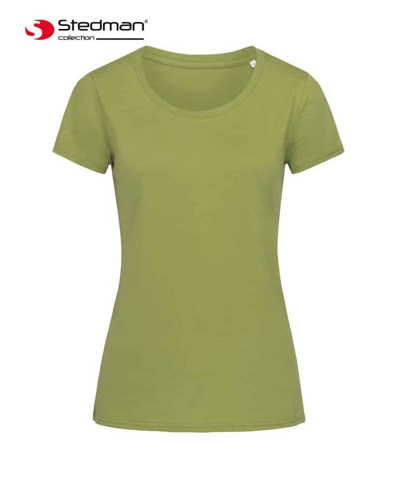 T-shirt donna cotone organico biologico girocollo Stedman ST9300 18 T-shirt-donna-cotone-organico-biologico-girocollo-Stedman-ST9300-verde-terra