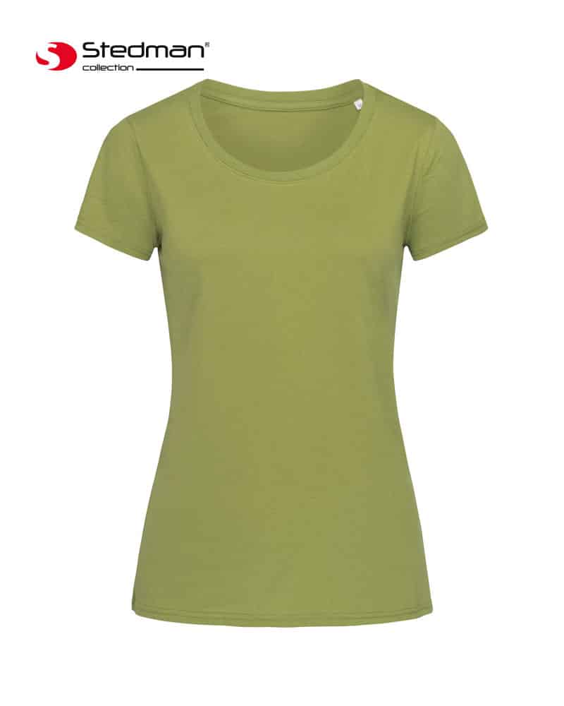 T-shirt donna cotone organico biologico girocollo Stedman ST9300 8 T-shirt-donna-cotone-organico-biologico-girocollo-Stedman-ST9300-verde-terra
