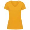 T-shirt donna in cotone organico collo V Stedman ST9310 1 T-shirt-donna-in-cotone-organico-collo-V-Stedman-ST9310-giallo-ocra
