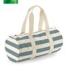 Borsone viaggio in canvas a righe Westford Mill W688 2 Borsone-viaggio--in-canvas-a-righe-Westford-Mill-W688-natural-Grigio