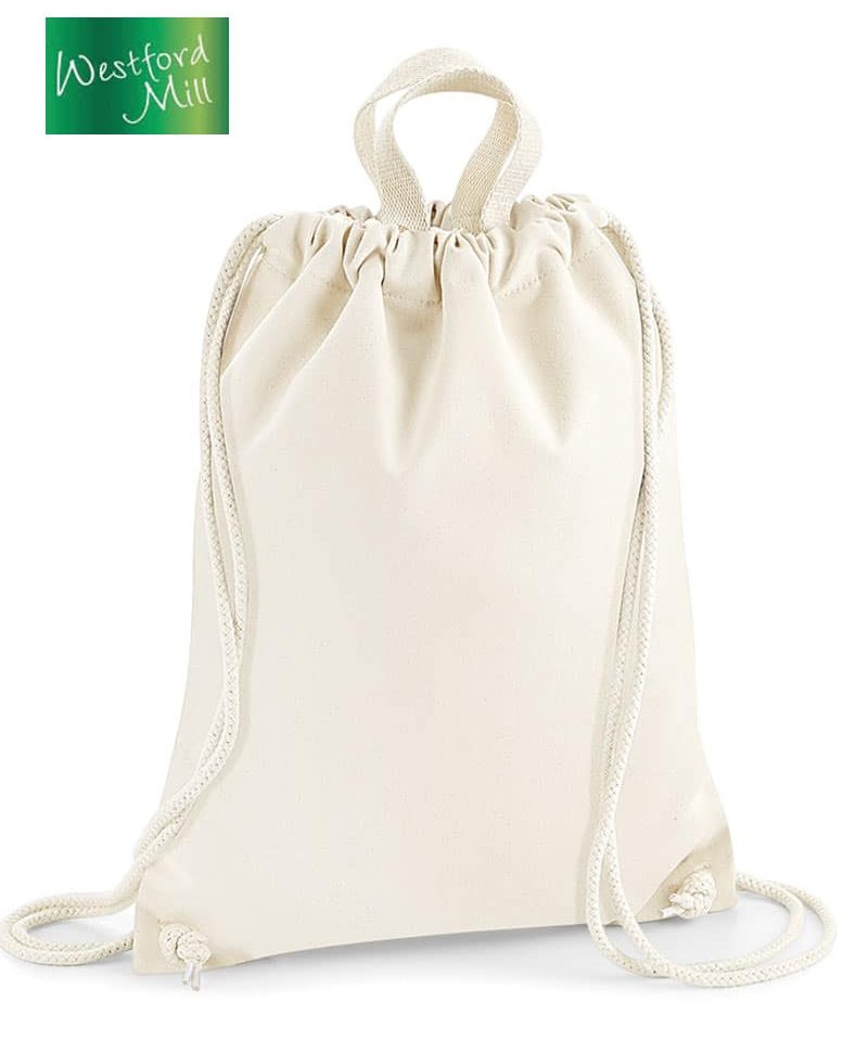 Zainetto-canvas-con-cordini-Westford-Mill-W686-natural