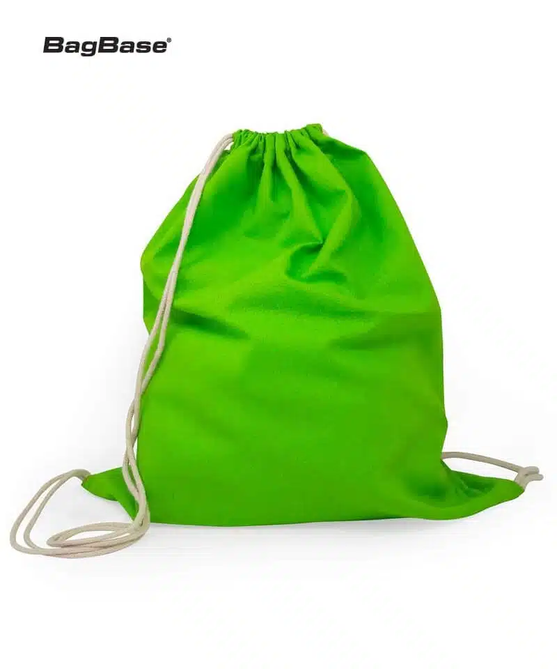 Zainetto-portascarpe-in-cotone-Black-Spider-BS902-verde-mela