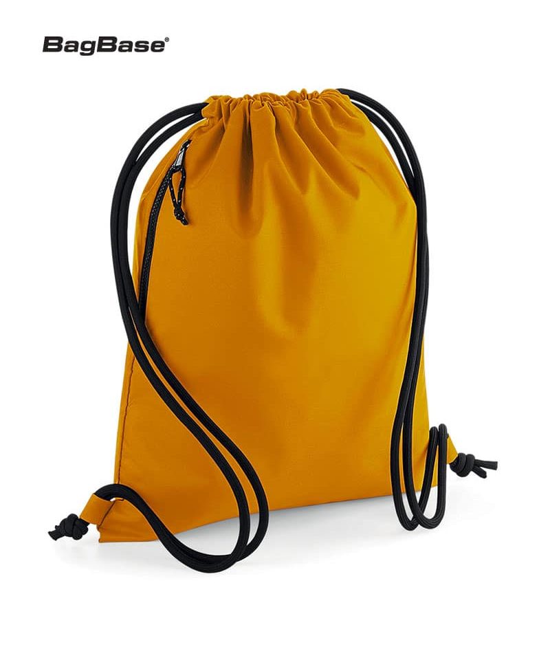 Zainetto portascarpe in poliestere riciclato Bagbase BG281 10 zainetto-portascarpe-in-poliestere-riciclato-BG281-mostarda