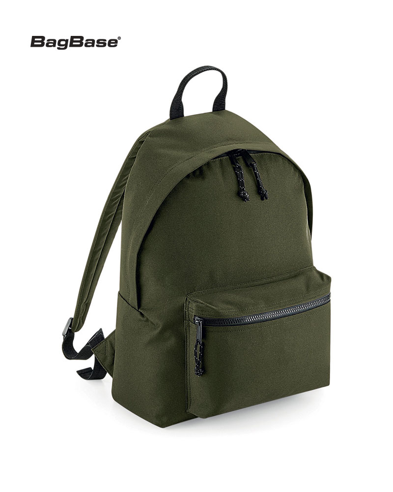 Zaino in poliestere riciclato Bagbase BG285 9 zaino-in-poliestere-reciclato-Basgbase-BG285-verde-militare