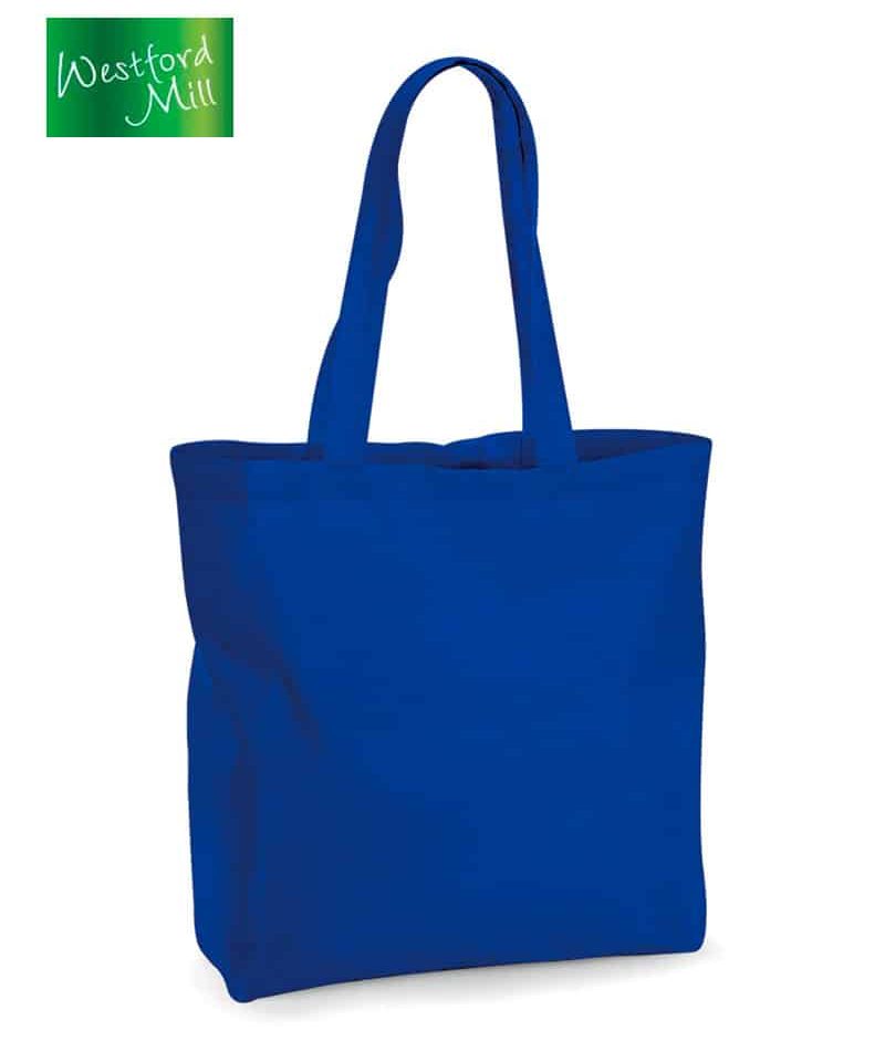 Borsa maxi in cotone organico GOTS Westford Mill W265 13 Borsa-maxi-in-cotone-organico-GOTS-Westford--Mill-W265-blu-royal