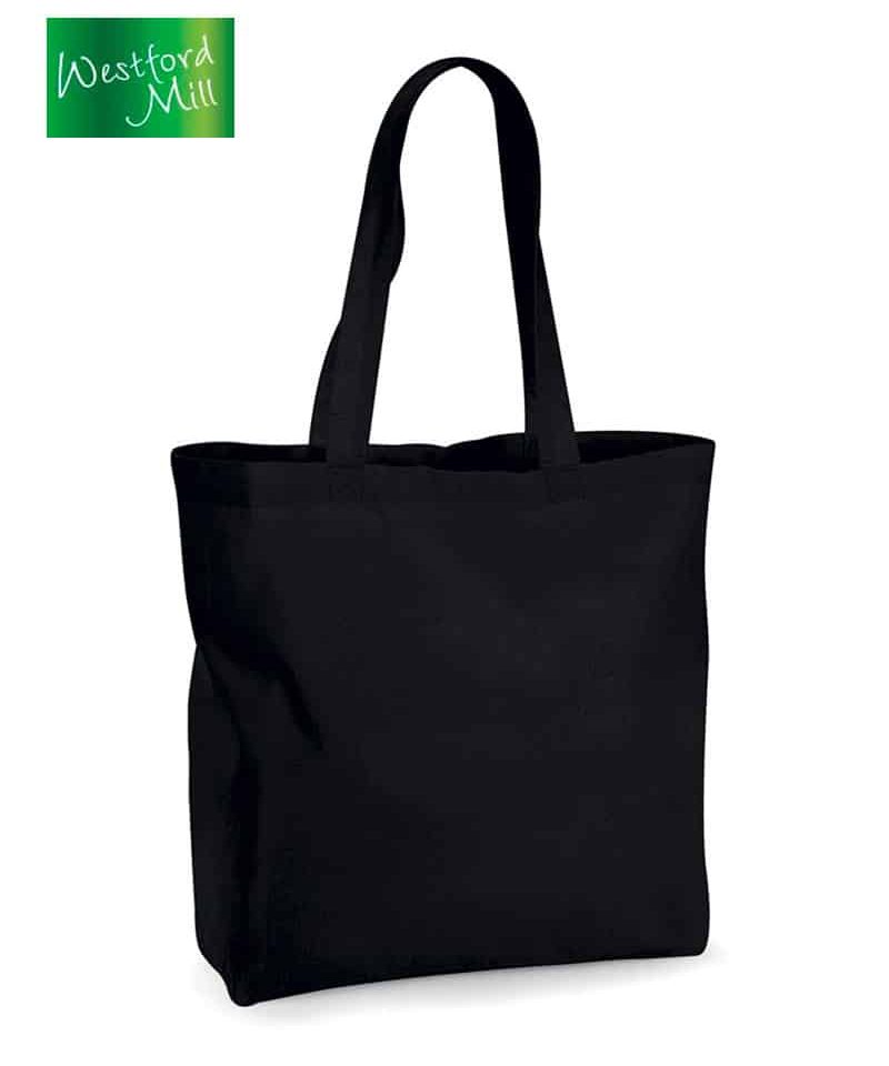 Borsa maxi in cotone organico GOTS Westford Mill W265 17 Borsa-maxi-in-cotone-organico-GOTS-Westford--Mill-W265-nero
