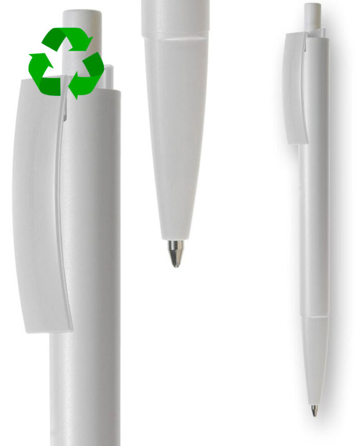 Penne-in-plastica-riciclata-E-Twenty-Recycled-bianco