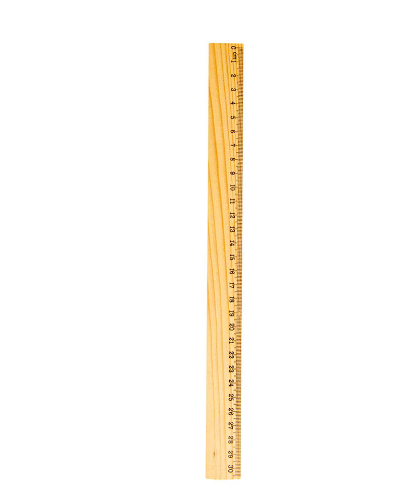 Righello in legno da 30 cm 20818 – Bybrand Roma