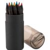 Set 12 matite colorate in confezione cilindrica di cartone IT3630 2 Set-12-matite-colorate-in-confezione-cilindrica-di-cartone-IT3630-aperto