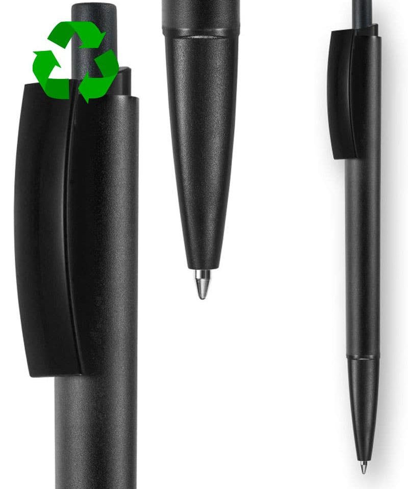 Penne in plastica riciclata E Twenty Recycled - stampa su fusto inclusa (min.500 pezzi) 25 penne-in-plastica-riciclata-E-Twenty-Recycled-nero