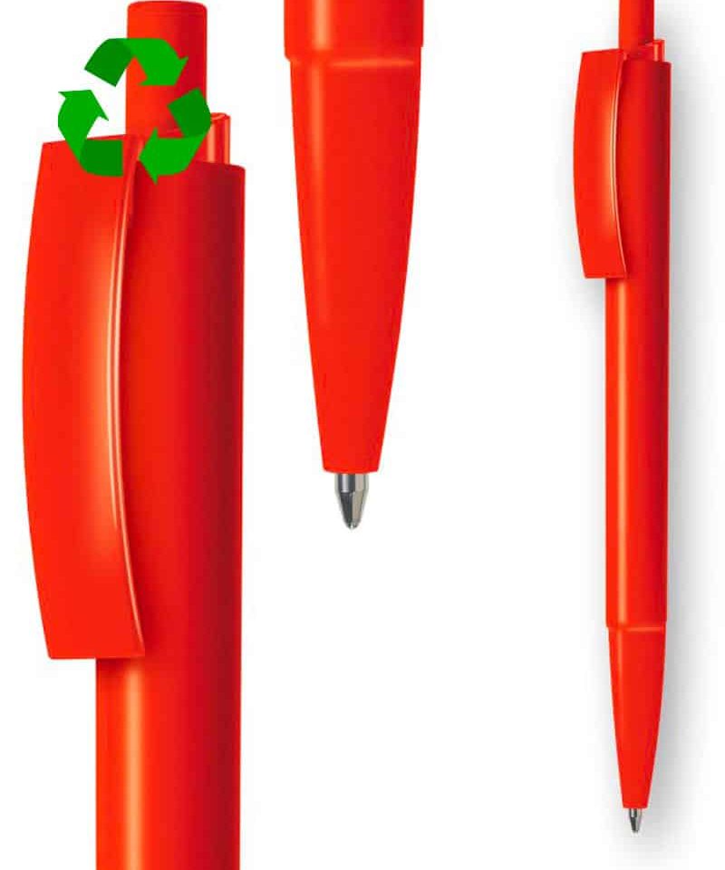 Penne in plastica riciclata E Twenty Recycled - stampa su fusto inclusa (min.500 pezzi) 18 penne-in-plastica-riciclata-E-Twenty-Recycled-rosso