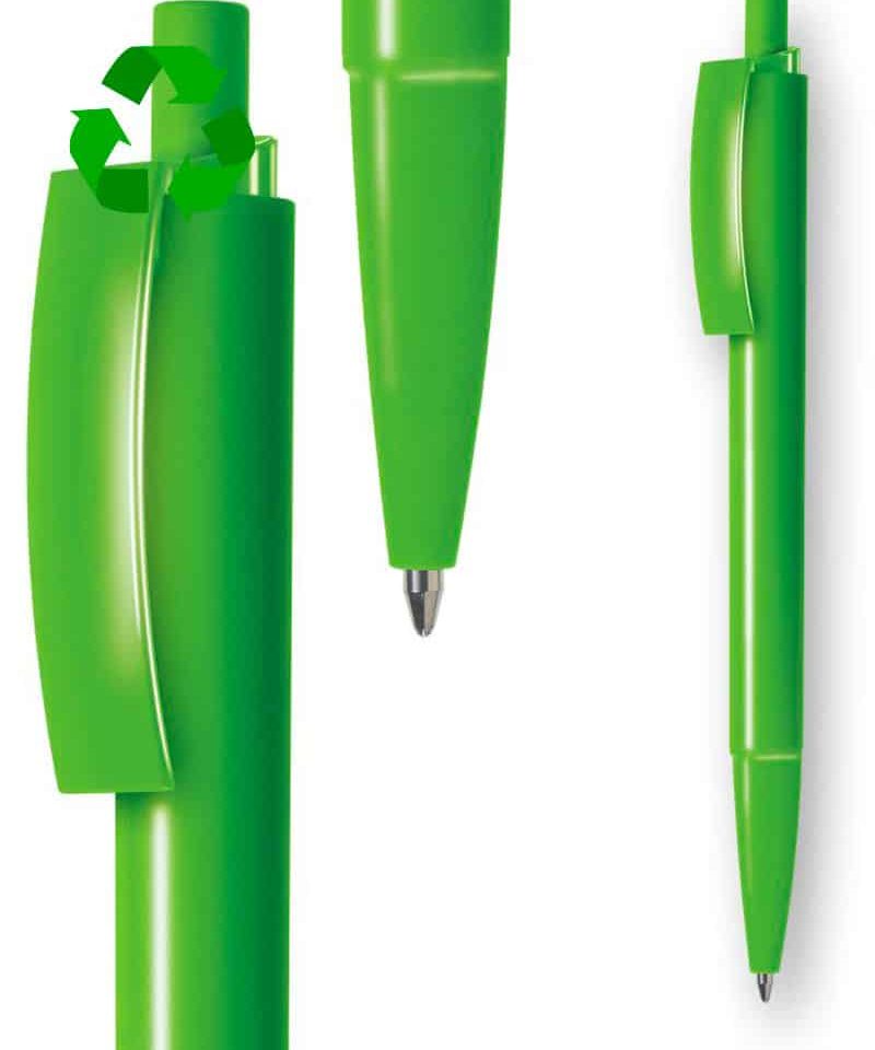Penne in plastica riciclata E Twenty Recycled - stampa su fusto inclusa (min.500 pezzi) 22 penne-in-plastica-riciclata-E-Twenty-Recycled-verde