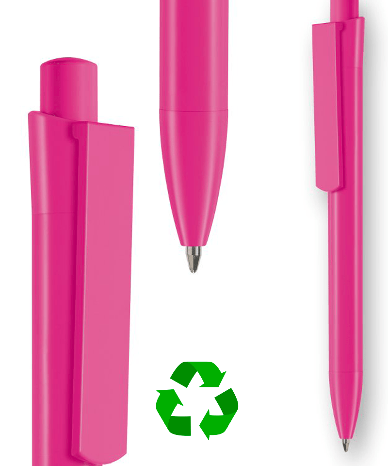 Penne in plastica riciclata INFINITY - stampa su fusto inclusa (min.500 pezzi) 16 penne-in-plastica-riciclata-Infinity-recycled-fucsia