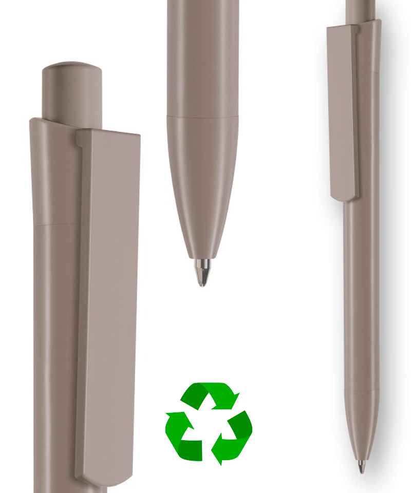 penne-in-plastica-riciclata-Infinity-recycled-tortora