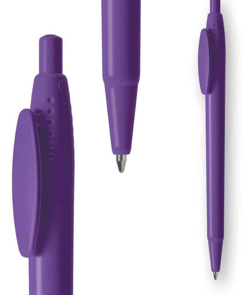 Penne in plastica riciclata Extra - stampa su fusto inclusa (min.500 pezzi) 21 penne-in-plastica-riciclata-extra-colore-viola