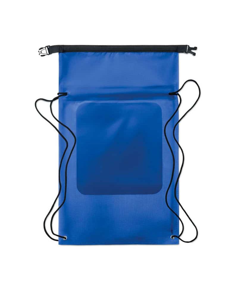Sacca waterproof zainetto MO9864 10 sacca-waterproof-zainetto-mo9864-blu-aperta