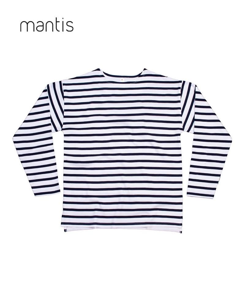 Maglia unisex in cotone organico a righe Mantis MAM136 6 Maglia-unisex-in-cotone-organico-a-righe-Mantis-MAM136-bianco-blu