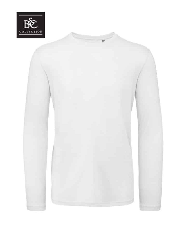 Magliette-uomo-manica-lunga-in-cotone-organico-BC-Collection-BCTM070-bianco