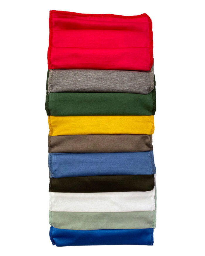 Mascherina-pieghettata-jersey-colori-assortiti-doppio-strato-BS864-colori-vari