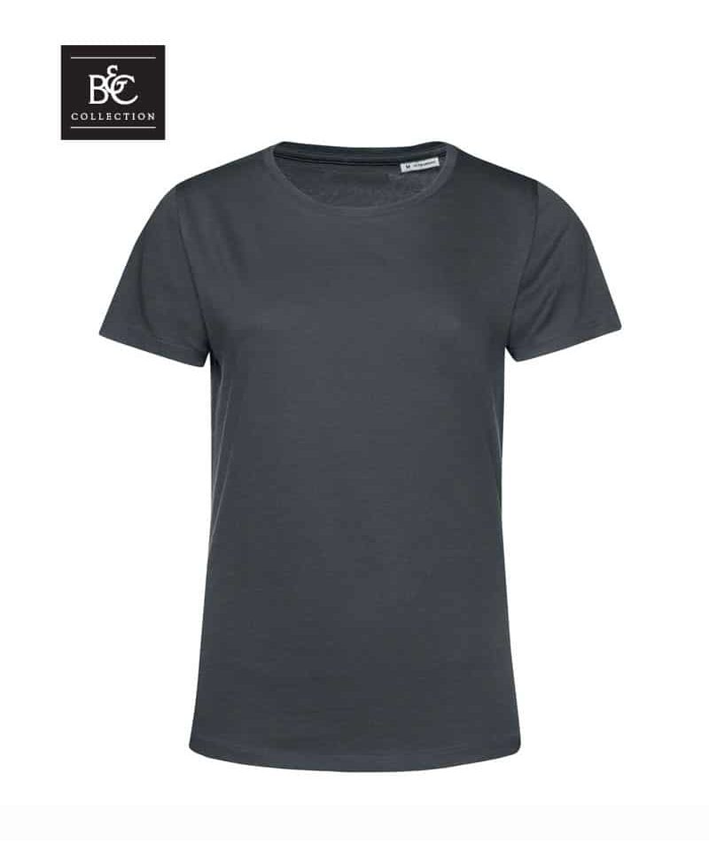T-shirt donna in cotone organico B&C BCTW02B 40 T-shirt-donna-in-cotone-organico-B&C-BCTW02B-grigio-scuro