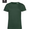 T-shirt donna in cotone organico B&C BCTW02B 1 T-shirt-donna-in-cotone-organico-B&C-BCTW02B-verde-foresta