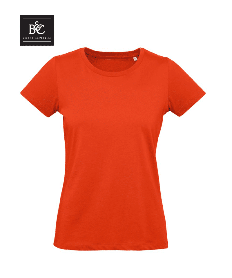 T-shirt donna in cotone organico B&C BCTW049 12 T-shirt-donna-in-cotone-organico-B&C-BCTW049-rosso