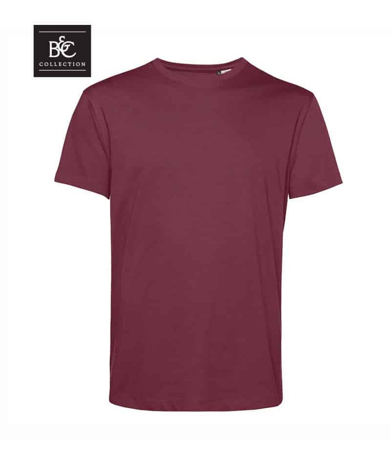 T-shirt-uomo-in-cotone-organico-B&C-BCTU01B-burgundy