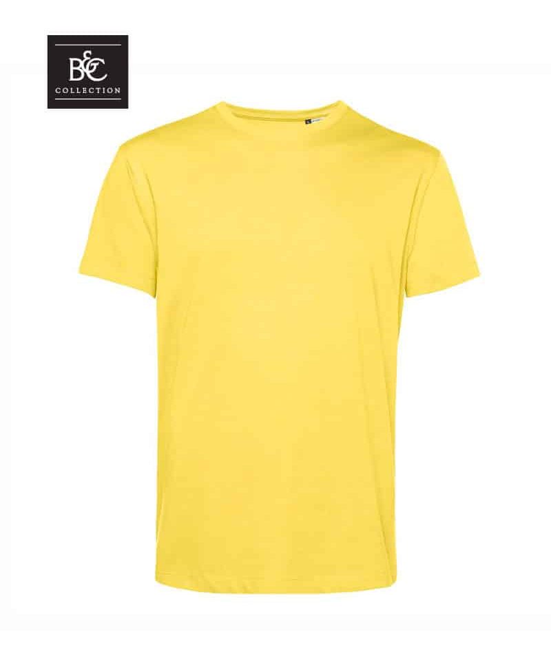 T-shirt-uomo-in-cotone-organico-B&C-BCTU01B-giallo