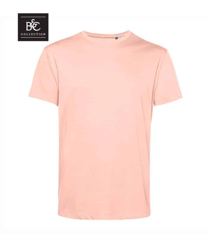 T-shirt-uomo-in-cotone-organico-B&C-BCTU01B-rosa-pastello
