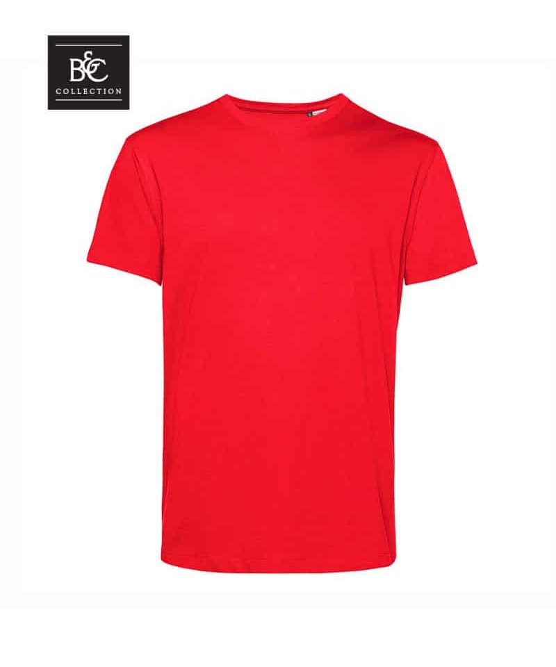 T-shirt-uomo-in-cotone-organico-B&C-BCTU01B-rosso