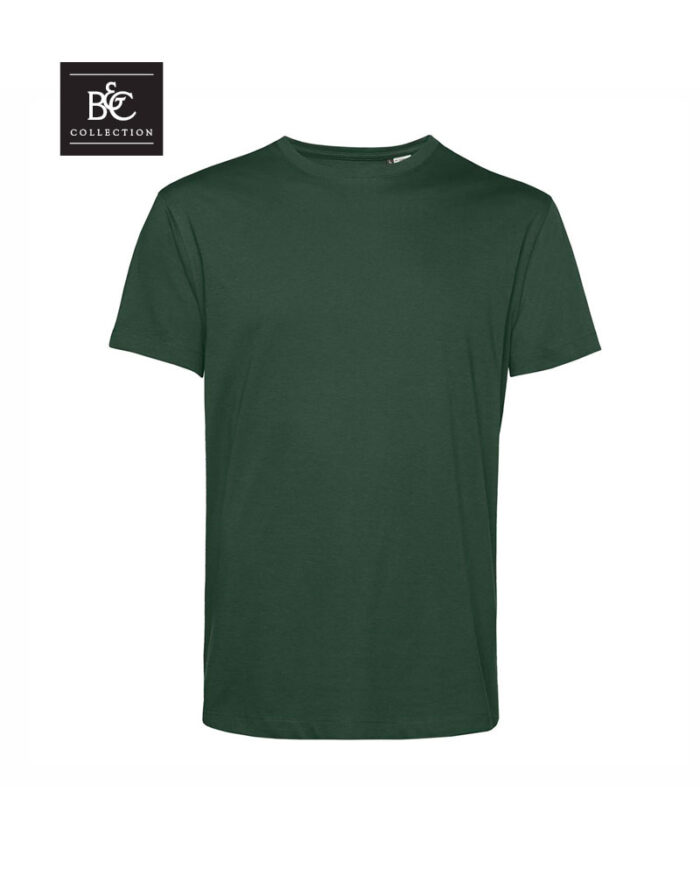 T-shirt-uomo-in-cotone-organico-B&C-BCTU01B-verde-foresta
