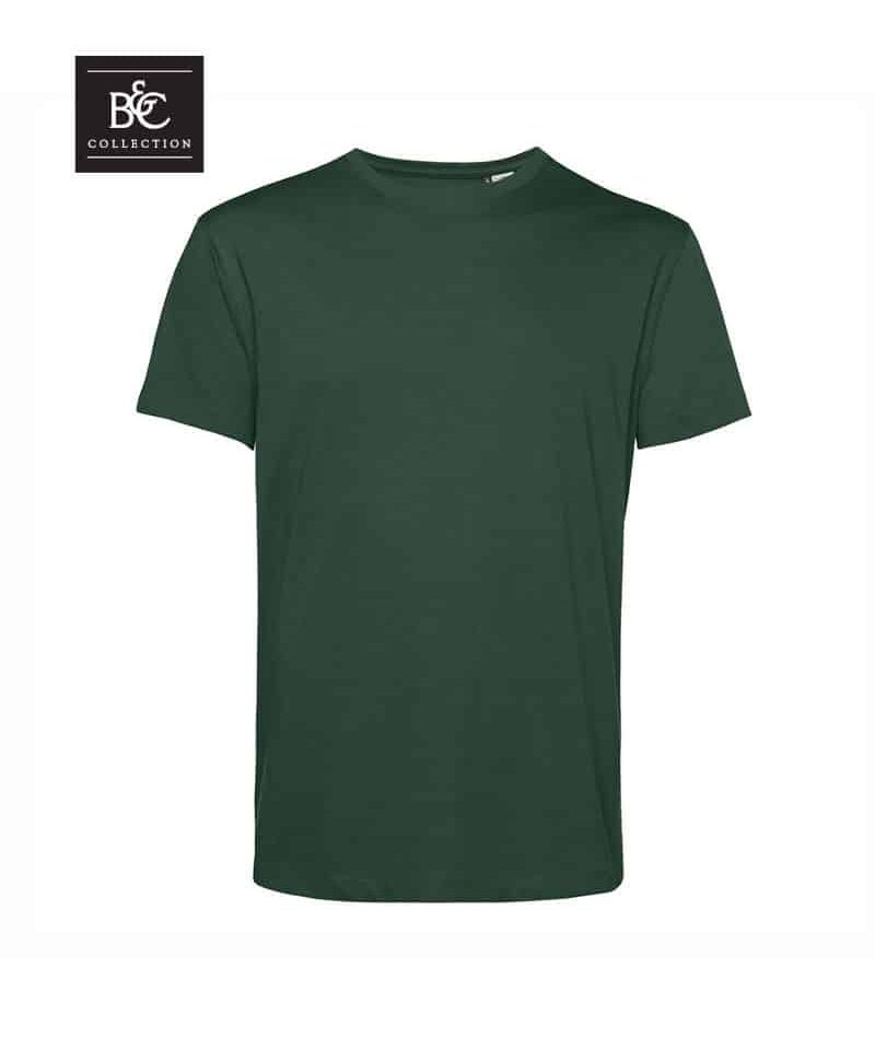 T-shirt-uomo-in-cotone-organico-B&C-BCTU01B-verde-foresta