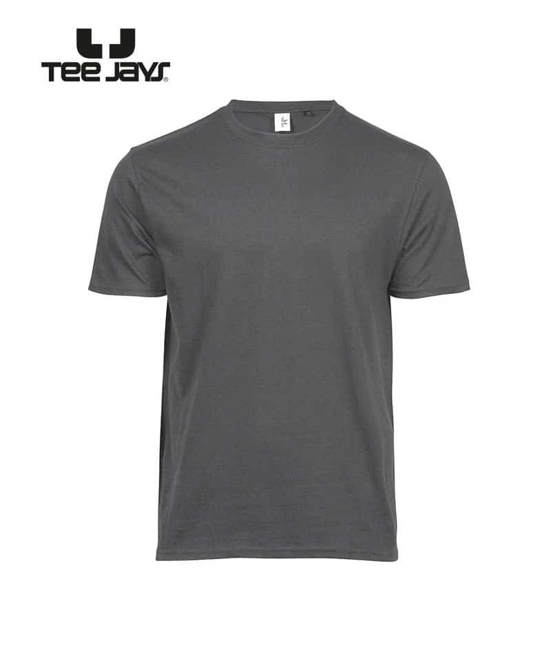 T-shirt-uomo-in-cotone-organico-super-pettinato-Tee-Jay-TJ1100-grigio